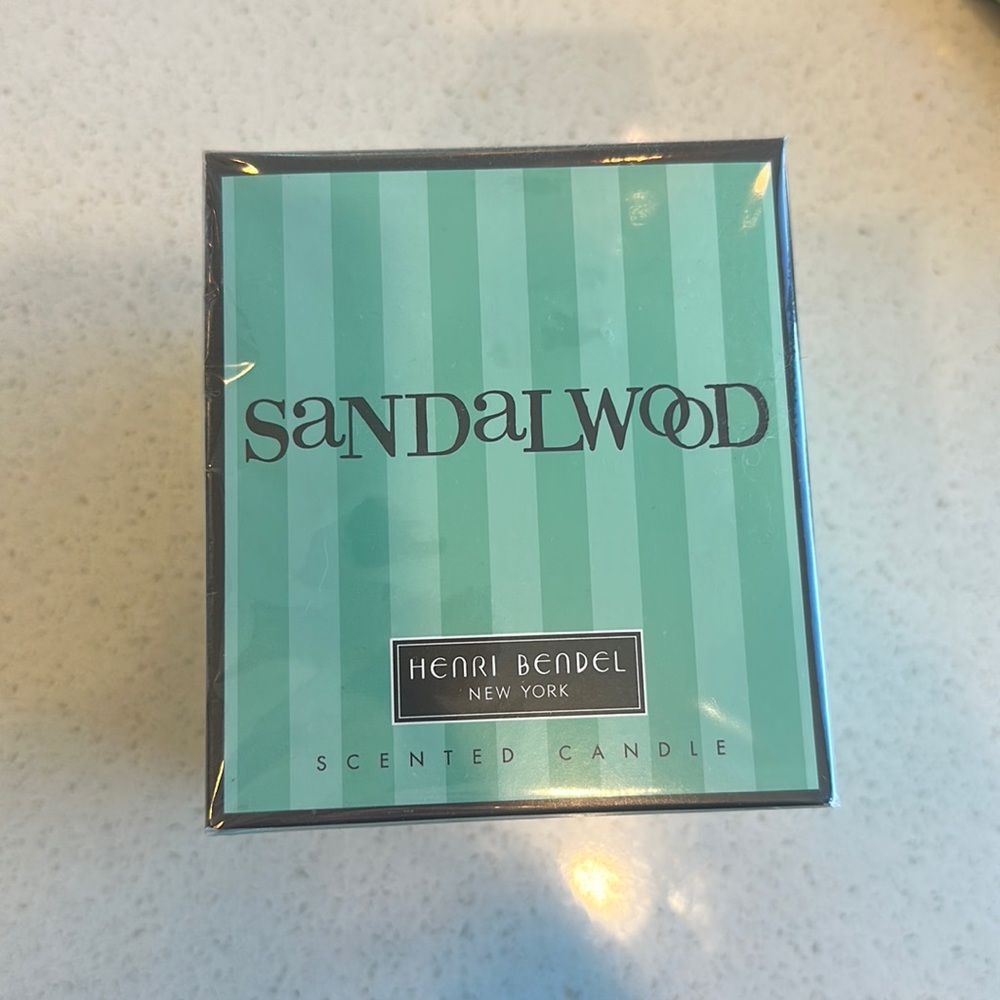 Henri Bendel Sandlewood Candle New